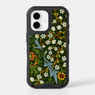 William Morris vintage pattern, Blackthorn iPhone 17 Case