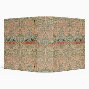 William Morris Vintage Peacock & Dragon Wallpaper 3 Ring Binder