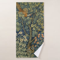 William Morris Vintage Pheasant Squirrel Flower