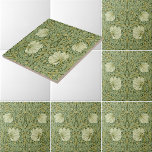 William Morris Vintage Pimpernel Floral Pattern Ceramic Tile<br><div class="desc">This is a digitally enhanced print derived from an antique 1876 Pimpernel pattern designed by William Morris. William Morris was a Victorian era poet, novelist, textile designer and an important figure of the British Arts and Crafts Movement. His designs had a medieval-inspired aesthetic and respect for hand-craftsmanship and traditional textile...</div>
