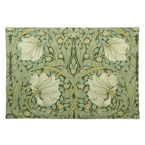 William Morris Vintage Pimpernel Floral Pattern Cloth Placemat