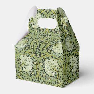 William Morris Vintage Pimpernel Floral Pattern Favor Boxes