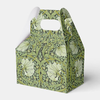 William Morris Vintage Pimpernel Floral Pattern Favor Boxes