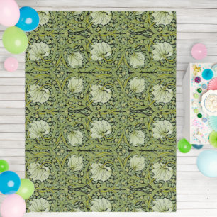 William Morris Vintage Pimpernel Floral Pattern Outdoor Rug