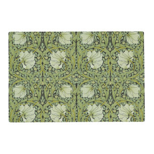 William Morris Vintage Pimpernel Floral Pattern Placemat