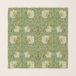 William Morris Vintage Pimpernel Floral Pattern Scarf