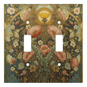 William Morris vintage Pimpernel Pre-Raphaelite Light Switch Cover