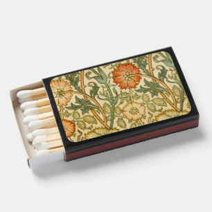 William Morris - Vintage Pink and Rose Matchboxes