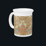 William Morris Vintage Pink Blue White Green Beverage Pitcher<br><div class="desc">William Morris Vintage Pink Blue White Green Beverage Pitcher - This product boasts a pretty floral wallpaper pattern created by well-known 19th-century British textile designer and manufacturer William Morris (1834-1896).</div>