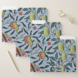 William Morris Vintage Pomegranate Fruit Pattern File Folder