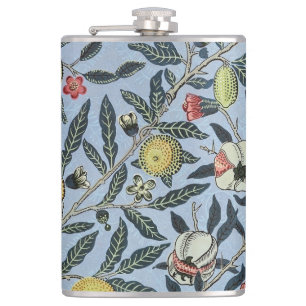 William Morris Vintage Pomegranate Fruit Pattern Flask