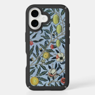 William Morris Vintage Pomegranate Fruit Pattern iPhone 16 Case