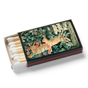 William Morris Vintage Rabbit Garden Floral Art Matchboxes