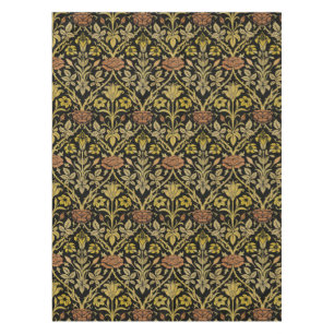 William Morris Vintage Rose & Lily Flower Pattern Tablecloth