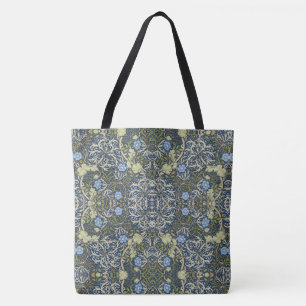 William Morris Vintage Seaweed Floral Pattern Tote Bag