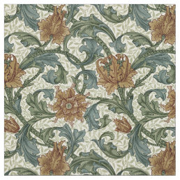 William Morris Vintage Single Stem Pattern Fabric