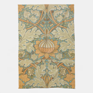William Morris Vintage St James Acanthus Pattern Kitchen Towel