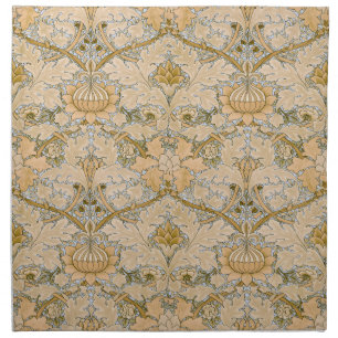 William Morris Vintage St James Acanthus Wallpaper Cloth Napkin