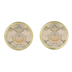 William Morris Vintage St James Acanthus Wallpaper Cufflinks