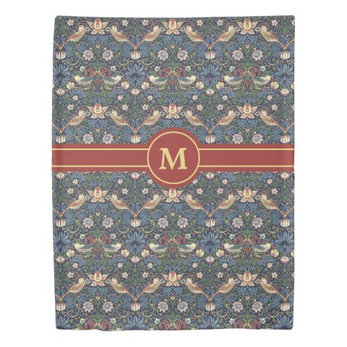 William Morris Vintage Strawberry Thief Pattern Duvet Cover