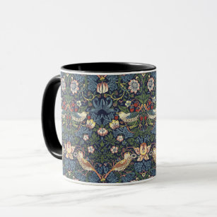 William Morris Vintage Strawberry Thief Pattern Mug