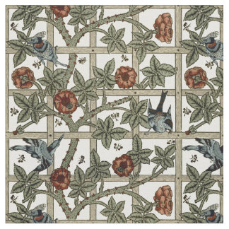 William Morris Vintage “Trellis” Pattern Fabric