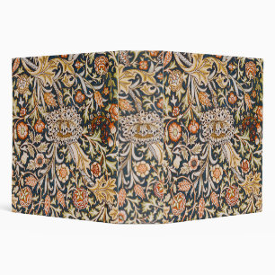 William Morris Vintage Trent Blue Floral Pattern 3 Ring Binder