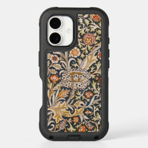 William Morris Vintage Trent Blue Floral Pattern iPhone 16 Case