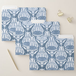William Morris Vintage Tulip and Trellis Floral File Folder