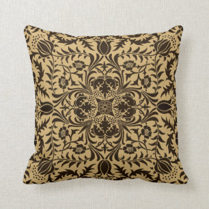 William Morris Vintage Vine Floral Pattern Throw Pillow