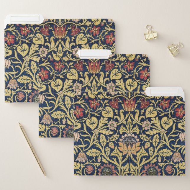 William Morris Violet and Columbine Art File Folder (Set)