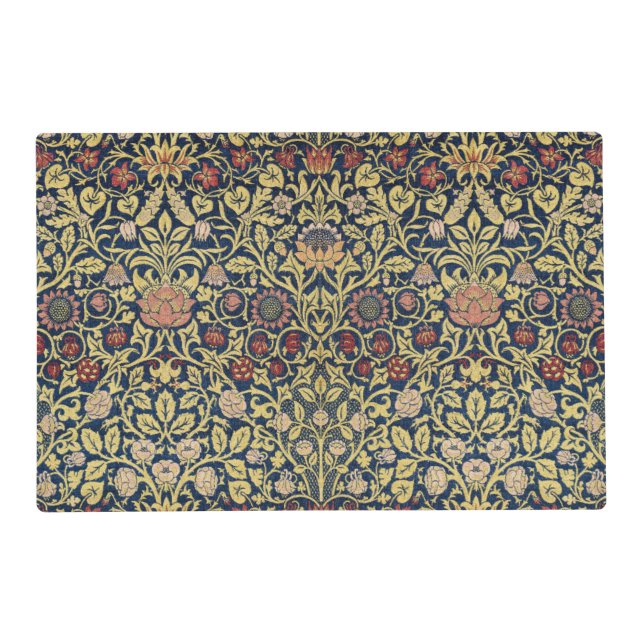 William Morris Violet and Columbine Art Placemat (Front)