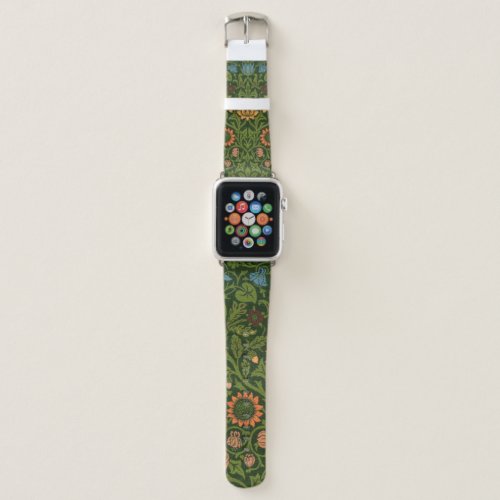 William Morris Violet and Columbine Art Rug Apple Watch Band