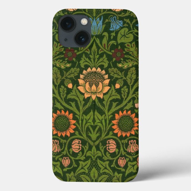 William Morris Violet and Columbine Art Rug Case-Mate iPhone Case (Back)