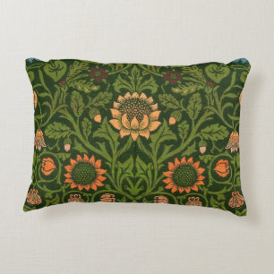 William Morris Violet and Columbine Art Rug Decorative Pillow