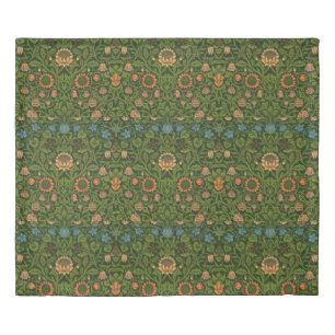 William Morris Violet and Columbine Art Rug Duvet Cover