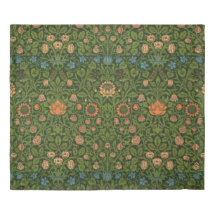 William Morris Violet and Columbine Art Rug Duvet Cover