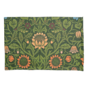 William Morris Violet and Columbine Art Rug Pillowcase