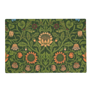 William Morris Violet and Columbine Art Rug Placemat