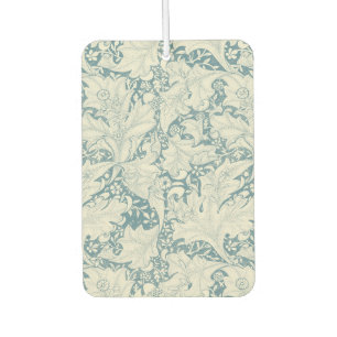 William Morris Wallflower floral blue damask Air Freshener