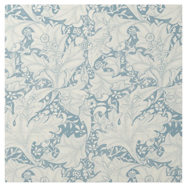 William Morris Wallflower floral blue damask  Gallery Wrap (Front)