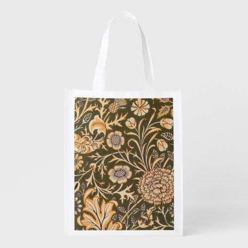 william morris wallpaper cherwell design  grocery bag