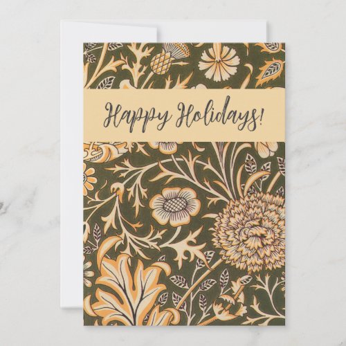 william morris wallpaper cherwell design holiday card