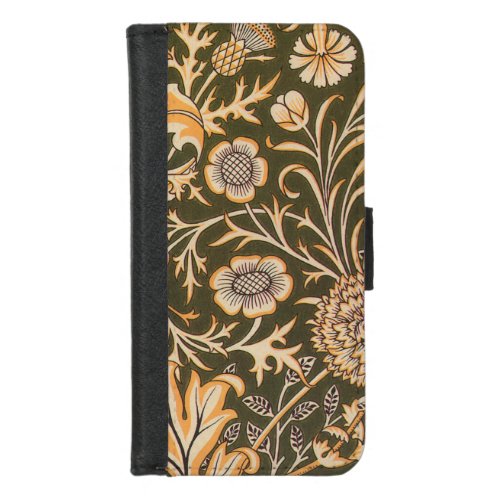 william morris wallpaper cherwell design iPhone 87 wallet case