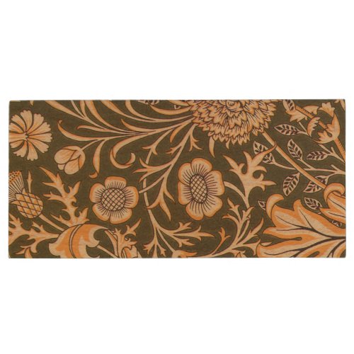 william morris wallpaper cherwell design wood flash drive