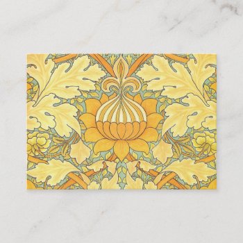 William Morris Wallpaper For St. James Place Business Card by wmorrispatterns at Zazzle