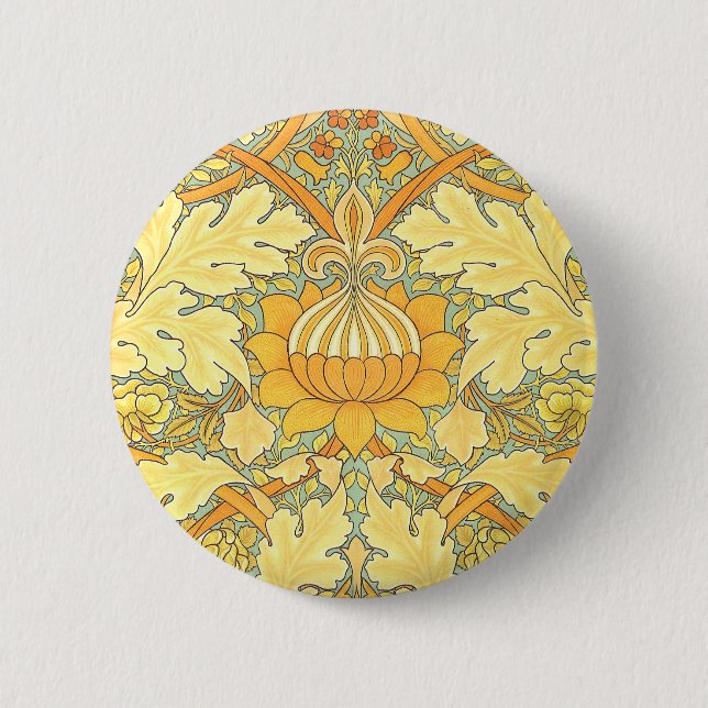 William Morris Wallpaper for St. James Place Button (Front)