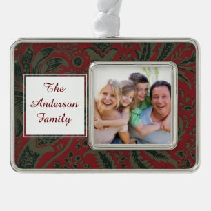 William Morris Wallpaper Pattern Christmas Ornament