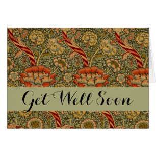 William Morris Wandle English Floral Damask Design