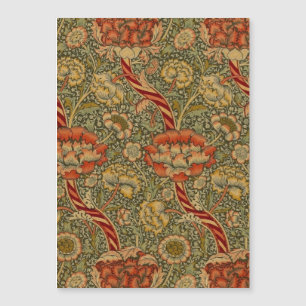 William Morris Wandle English Floral Damask Design